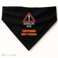 404 Error Costume Not Found Halloween USA-Made Doggie Bandana thumb 0