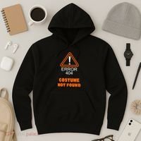 404 Error Costume Not Found Halloween Hoodie thumb 3