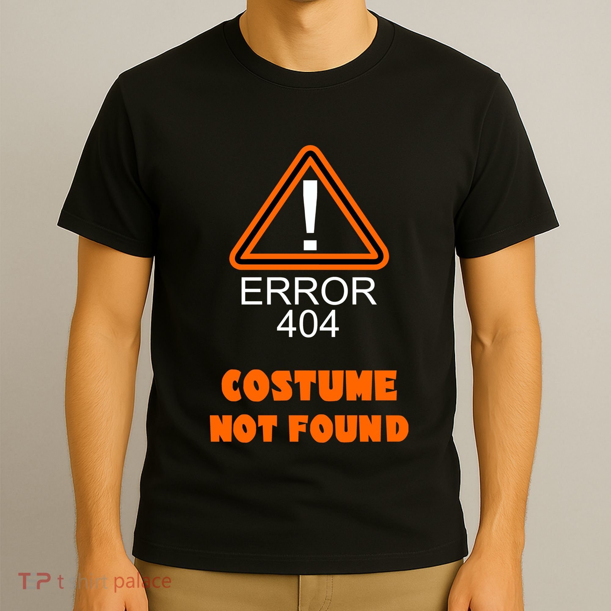 404 Error Costume Not Found Halloween T-Shirt