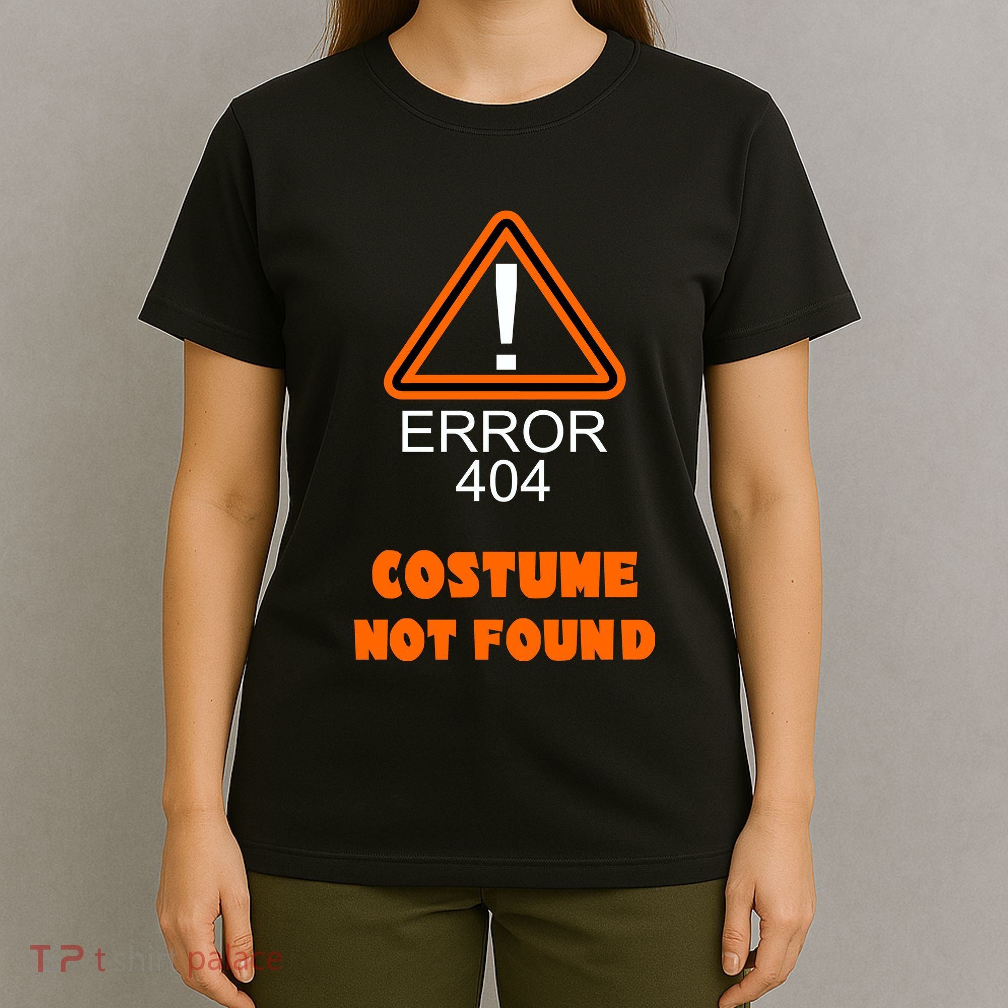 404 Error Costume Not Found Halloween T-Shirt