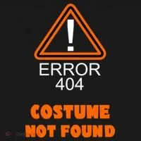 404 Error Costume Not Found Halloween Button thumb 1