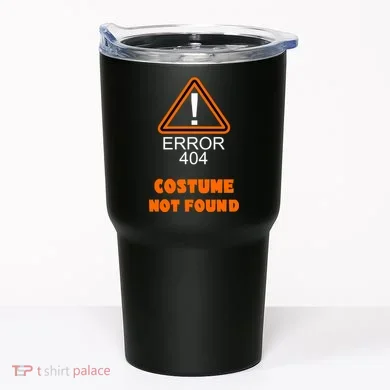 404 Error Costume Not Found Halloween Tumbler