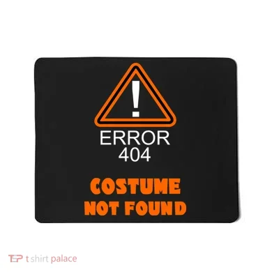 404 Error Costume Not Found Halloween Mousepad