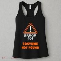404 Error Costume Not Found Halloween Women's Tank Top thumb 3