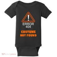 404 Error Costume Not Found Halloween Baby Bodysuit thumb 0