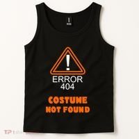 404 Error Costume Not Found Halloween Tank Top thumb 2