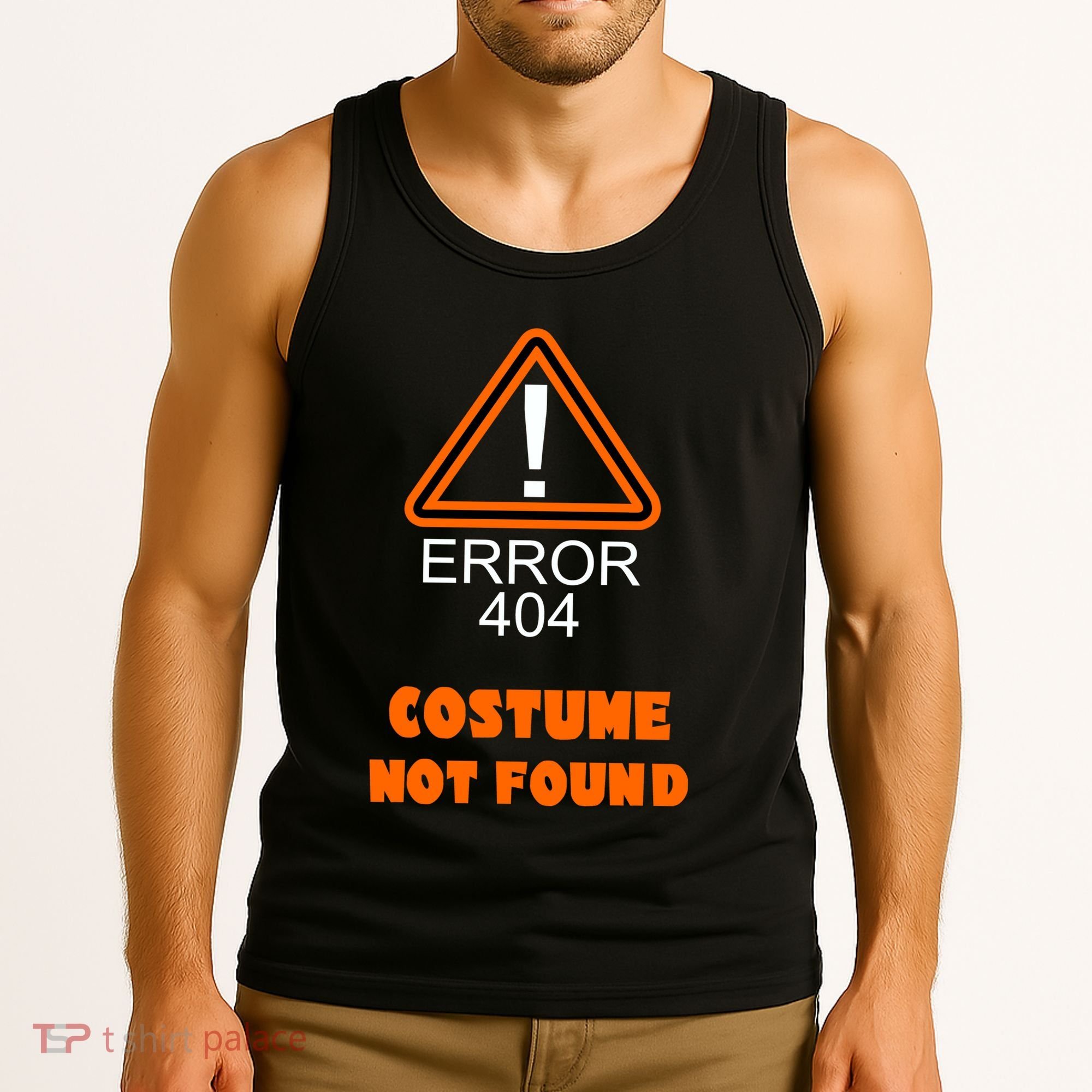 404 Error Costume Not Found Halloween Tank Top