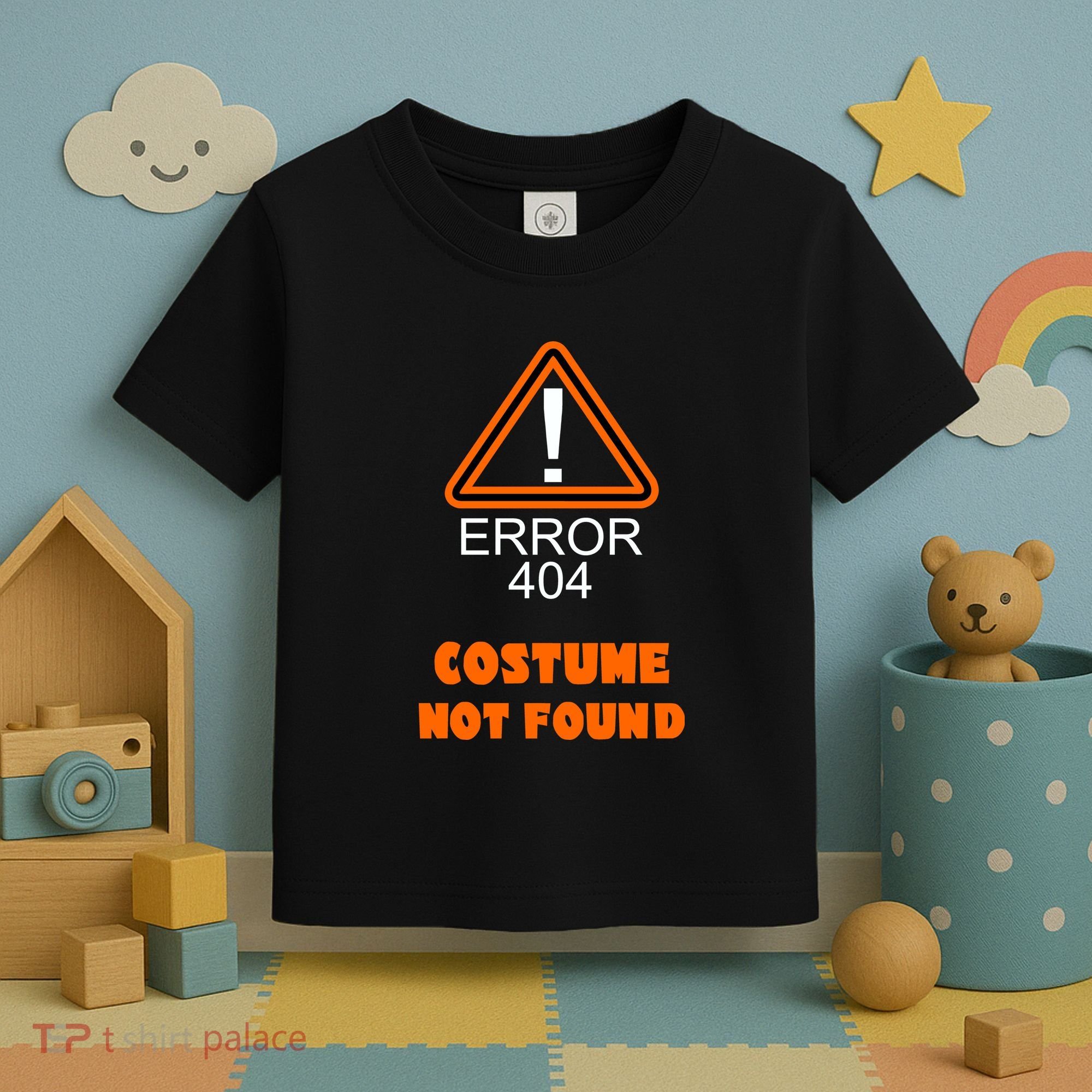404 Error Costume Not Found Halloween Toddler T-Shirt
