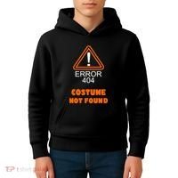 404 Error Costume Not Found Halloween Kids Hoodie thumb 4