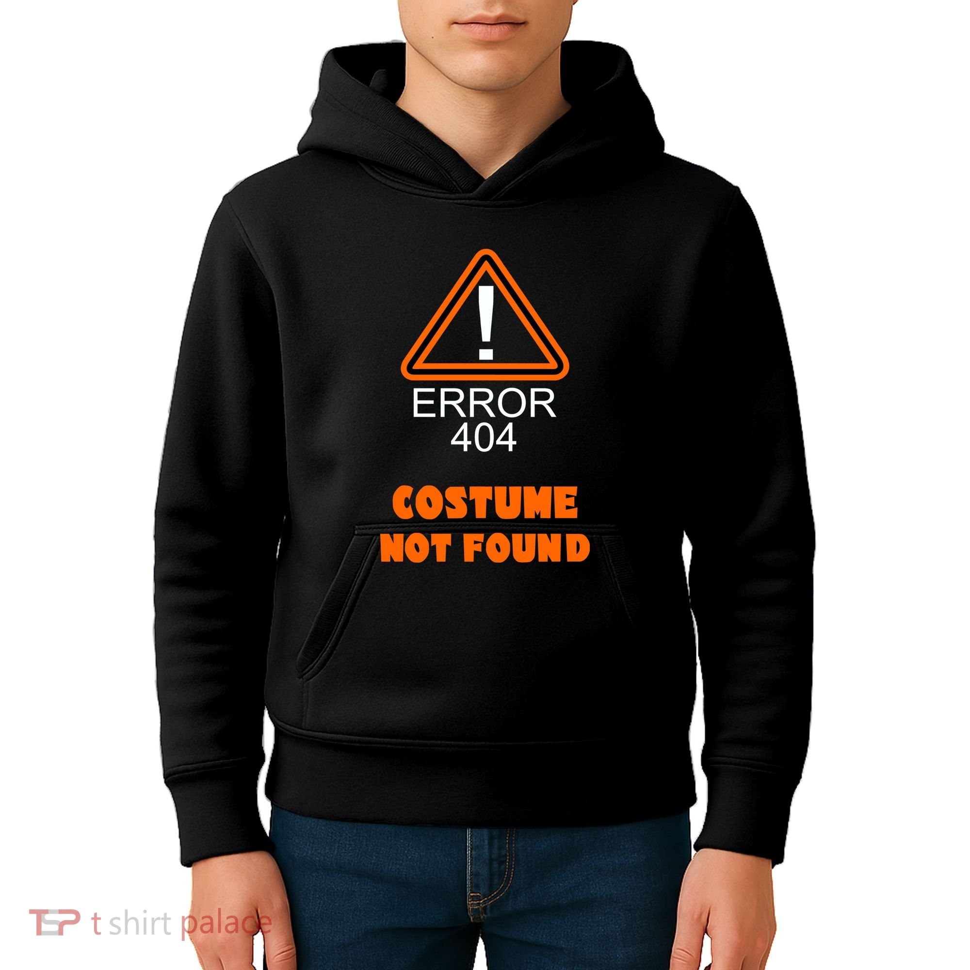 404 Error Costume Not Found Halloween Kids Hoodie