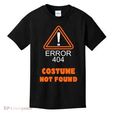 404 Error Costume Not Found Halloween Kids T-Shirt
