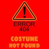 404 Error Costume Not Found Halloween Santa Hat thumb 1
