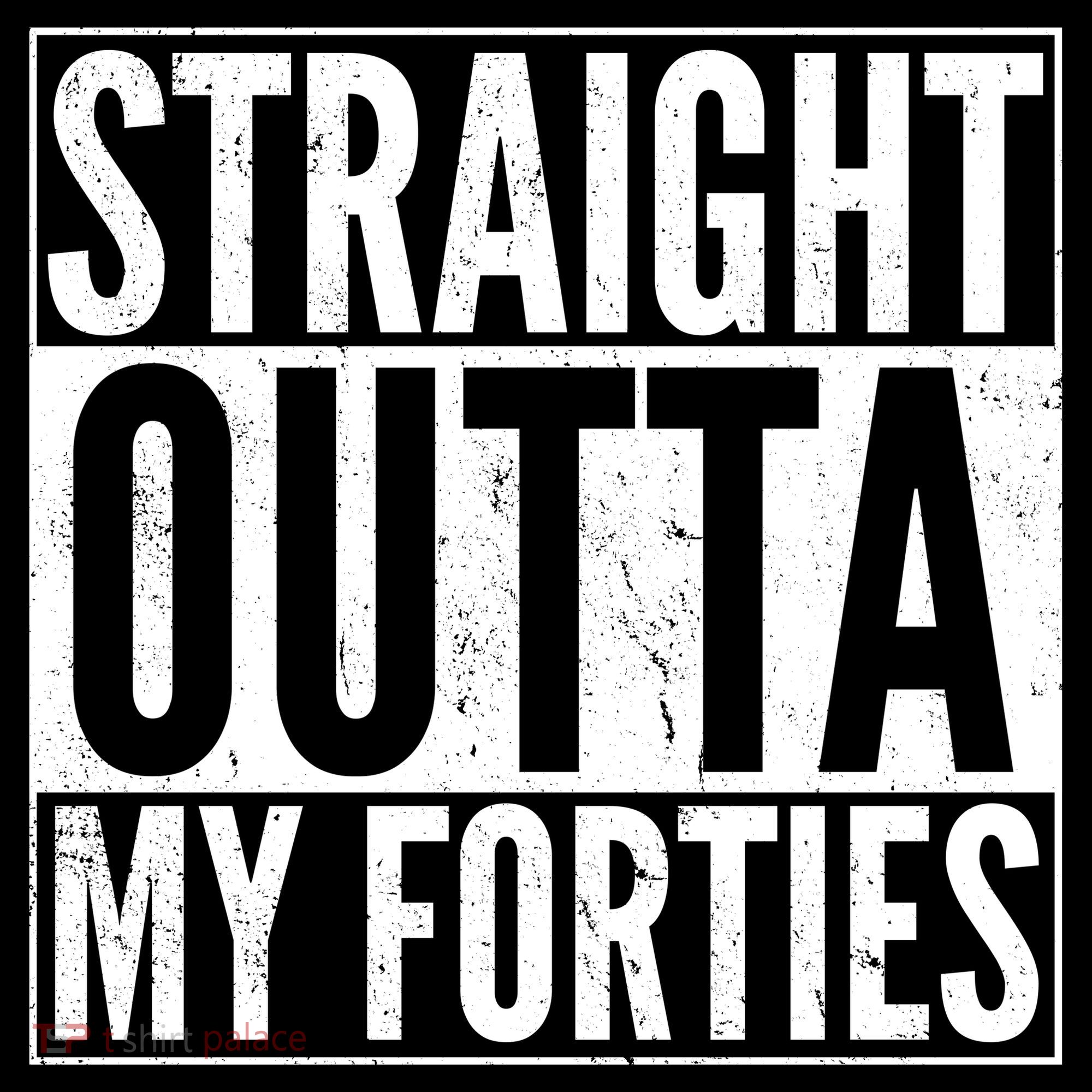 40th Birthday - Straight Outta My Forties Women's Tank Top