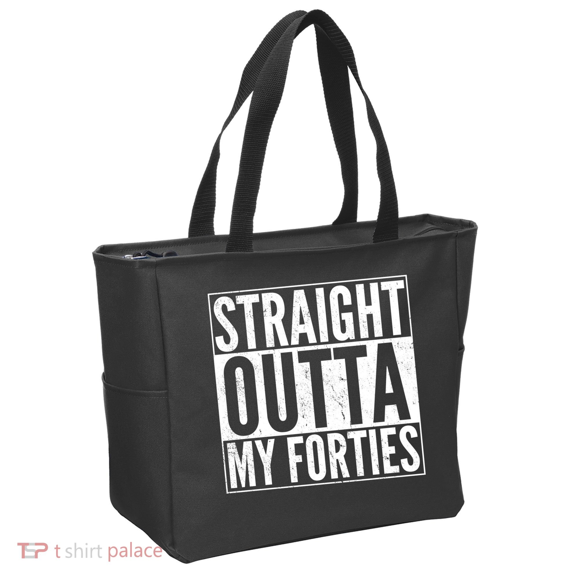 40th Birthday - Straight Outta My Forties Tote Bag