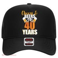 40th Birthday Cheers & Beers To 40 Years Hat thumb 0