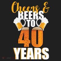 40th Birthday Cheers & Beers To 40 Years Hat thumb 2
