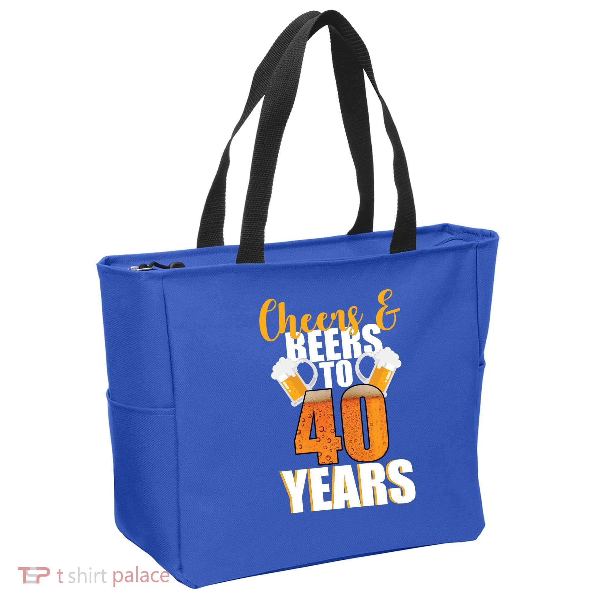 40th Birthday Cheers & Beers To 40 Years Tote Bag