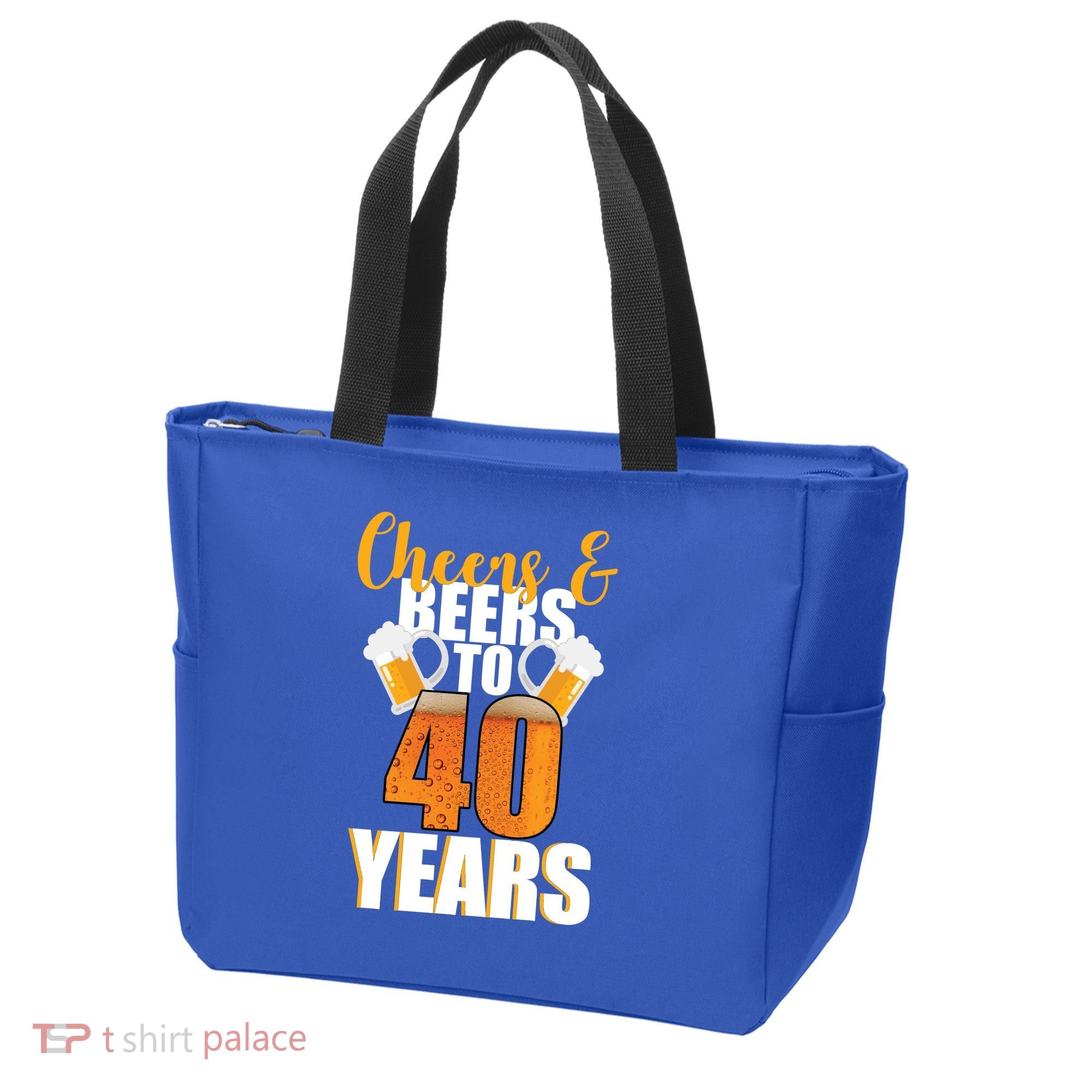 40th Birthday Cheers & Beers To 40 Years Tote Bag
