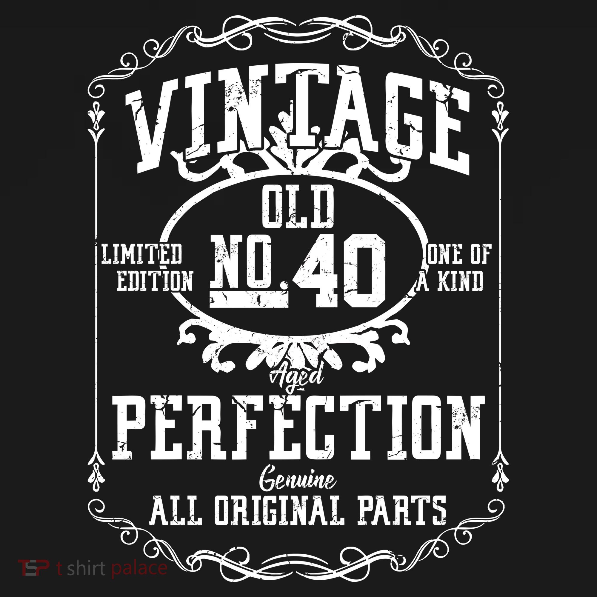 40th Birthday Genuine All Original Parts Hoodie