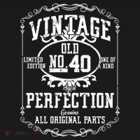 40th Birthday Genuine All Original Parts Bucket Hat thumb 4