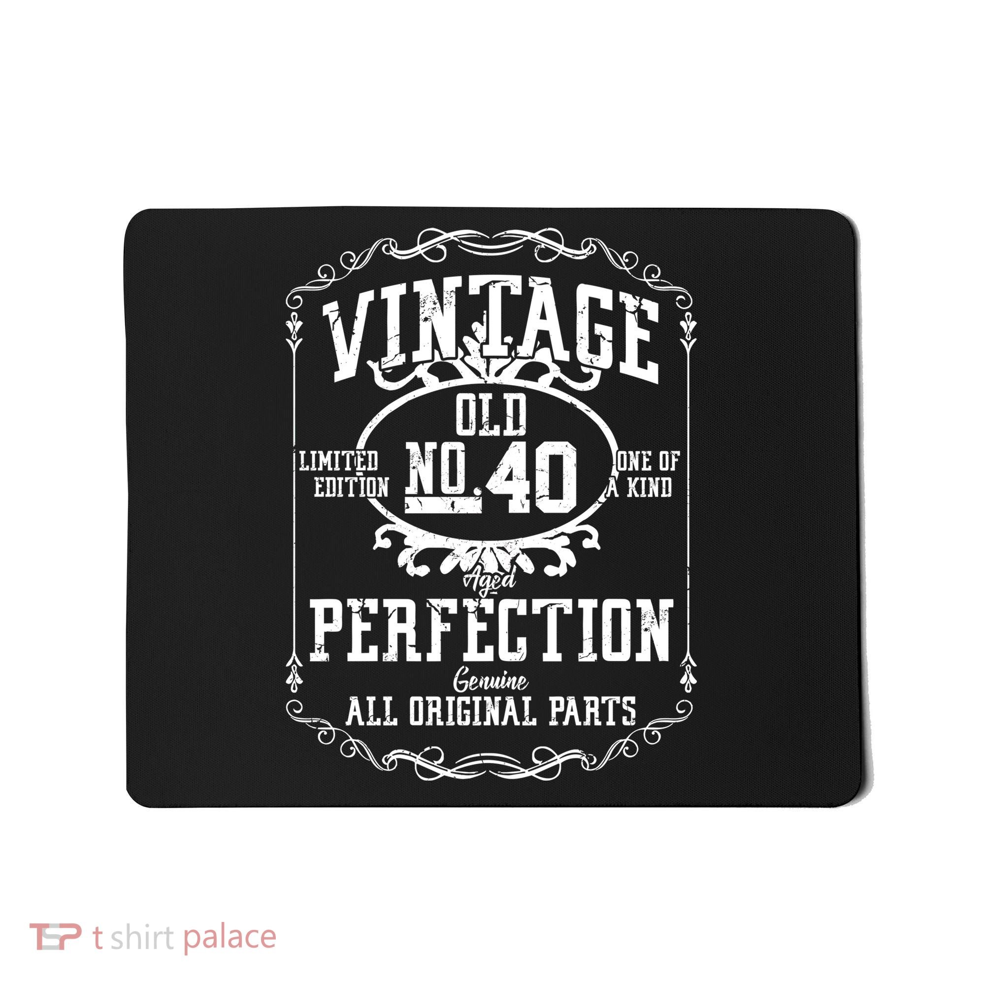 40th Birthday Genuine All Original Parts Mousepad
