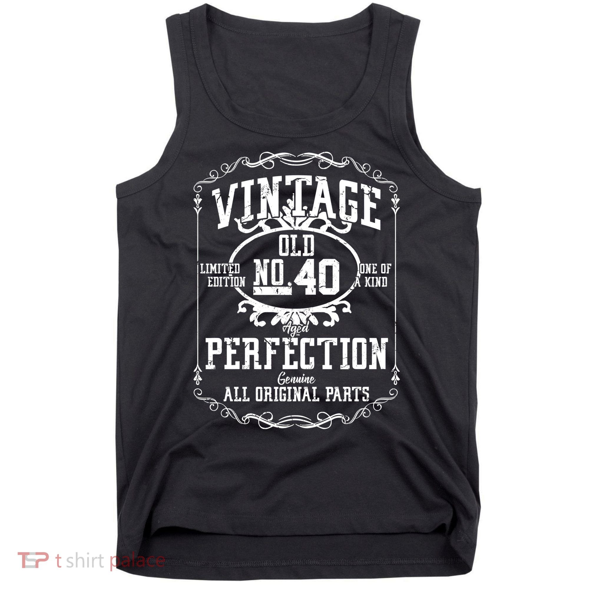 40th Birthday Genuine All Original Parts Tank Top