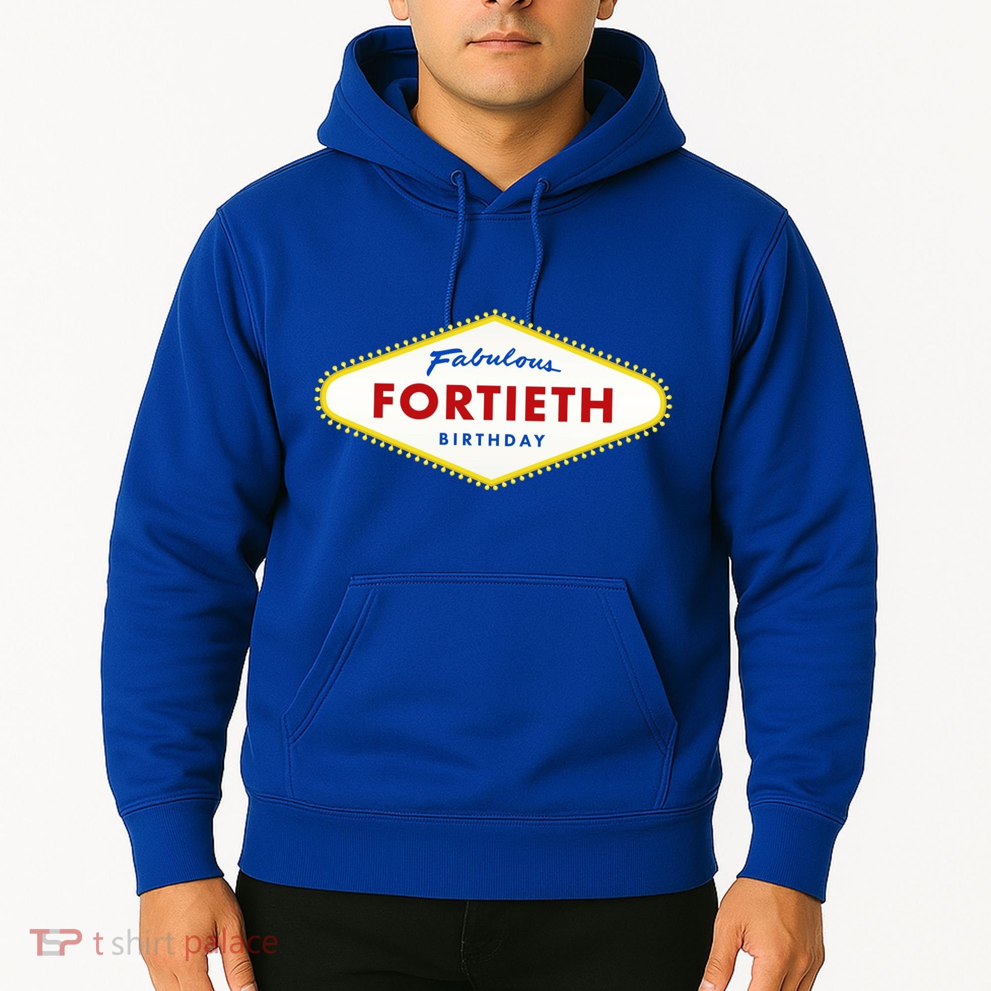 40th Birthday Las Vegas Fabulous Fortieth Hoodie