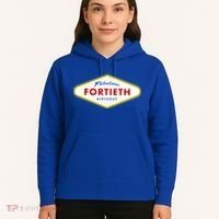 40th Birthday Las Vegas Fabulous Fortieth Hoodie thumb 5