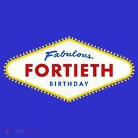40th Birthday Las Vegas Fabulous Fortieth Hoodie thumb 7