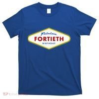 40th Birthday Las Vegas Fabulous Fortieth T-Shirt thumb 0