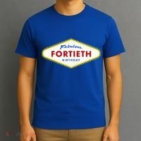 40th Birthday Las Vegas Fabulous Fortieth T-Shirt thumb 3