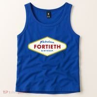 40th Birthday Las Vegas Fabulous Fortieth Tank Top thumb 2