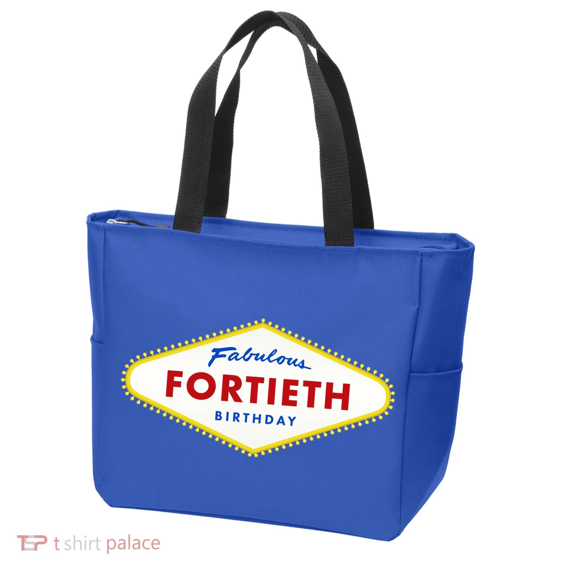 40th Birthday Las Vegas Fabulous Fortieth Tote Bag