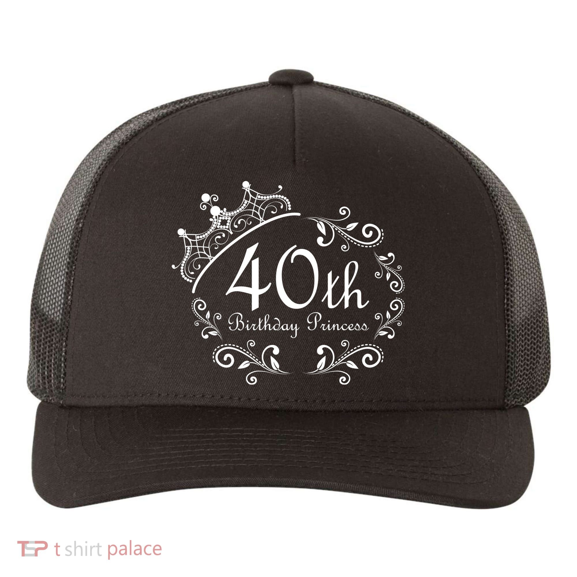 40th Birthday Princess Yupoong Adult 5-Panel Trucker Hat