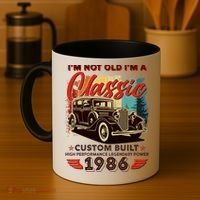40th 1986 Birthday I'm Not Old I'm A Classic Custom Built High Performance Legendary Power  Coffee Mug thumb 4