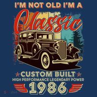 40th 1986 Birthday I'm Not Old I'm A Classic Custom Built High Performance Legendary Power  Women's Hoodie thumb 2