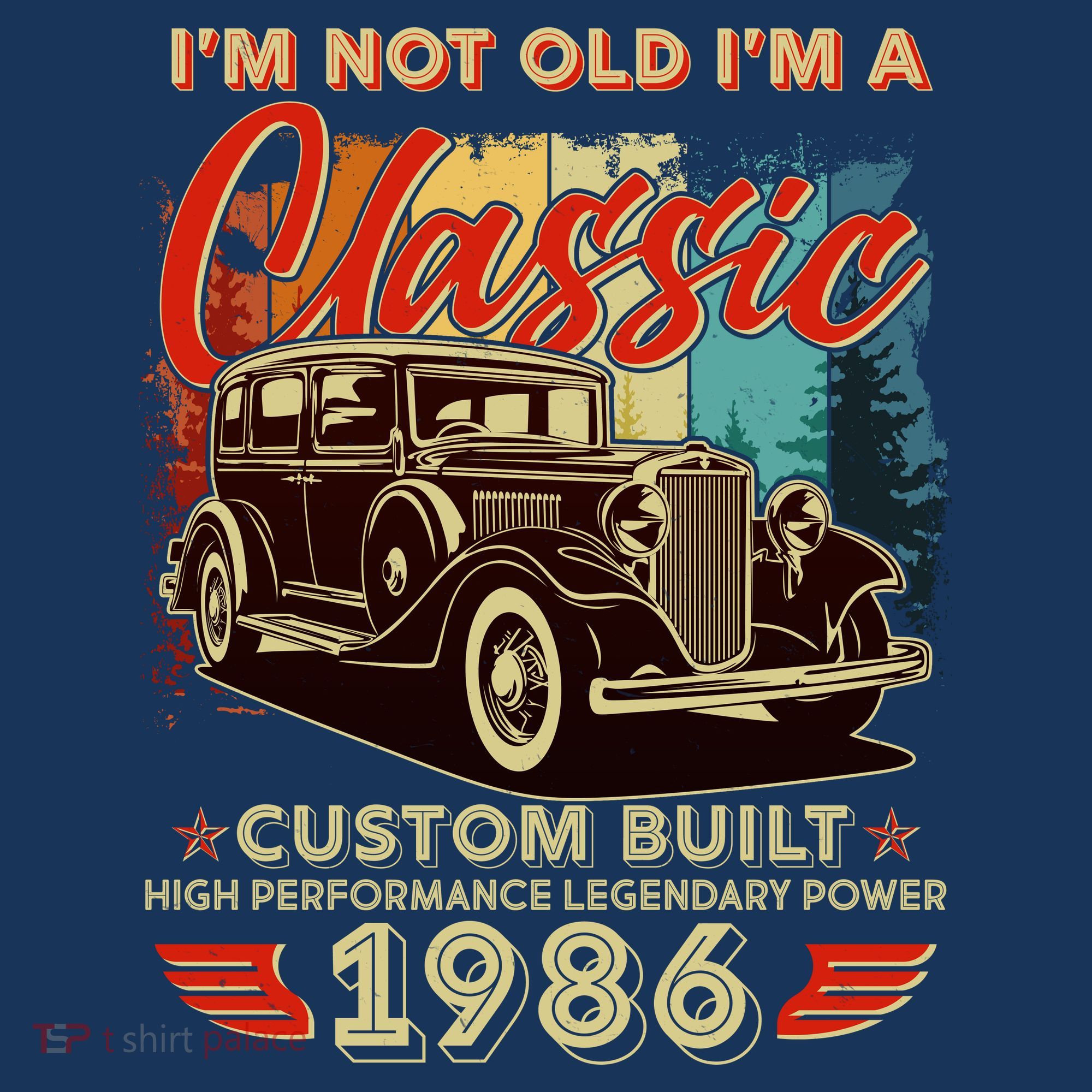 40th 1986 Birthday I'm Not Old I'm A Classic Custom Built High Performance Legendary Power  Women's Hoodie