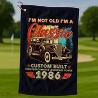40th 1986 Birthday I'm Not Old I'm A Classic Custom Built High Performance Legendary Power  Golf Towel thumb 1