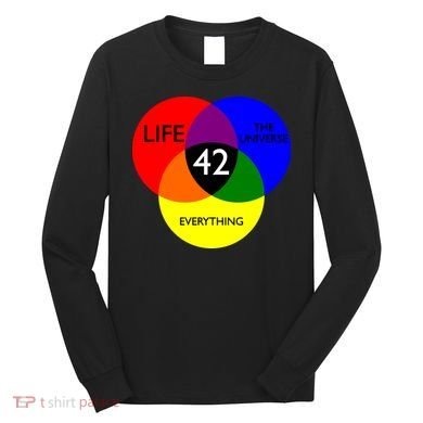 42 The Answer To Life Universe And Everything Long Sleeve Shirt