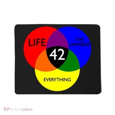42 The Answer To Life Universe And Everything Mousepad