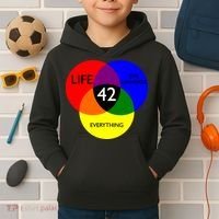 42 The Answer To Life Universe And Everything Kids Hoodie thumb 2