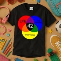 42 The Answer To Life Universe And Everything Kids T-Shirt thumb 3
