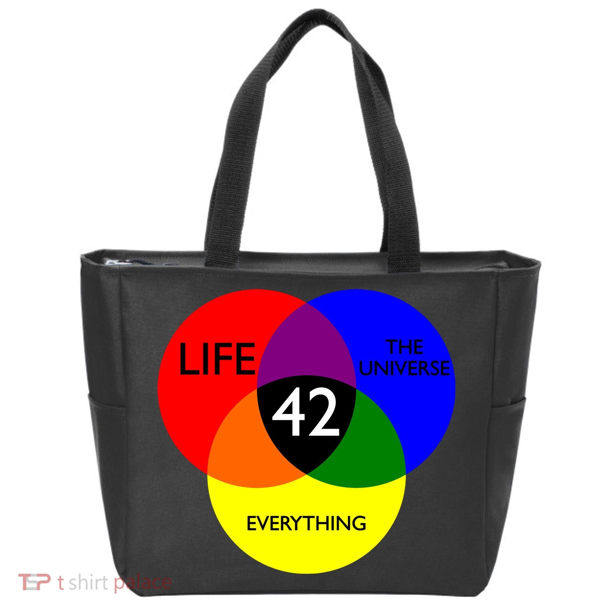 42 The Answer To Life Universe And Everything Tote Bag