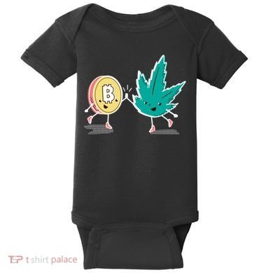 420 Bitcoin Baby Bodysuit