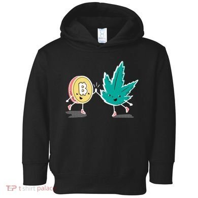 420 Bitcoin Toddler Hoodie