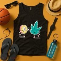 420 Bitcoin Tank Top thumb 4