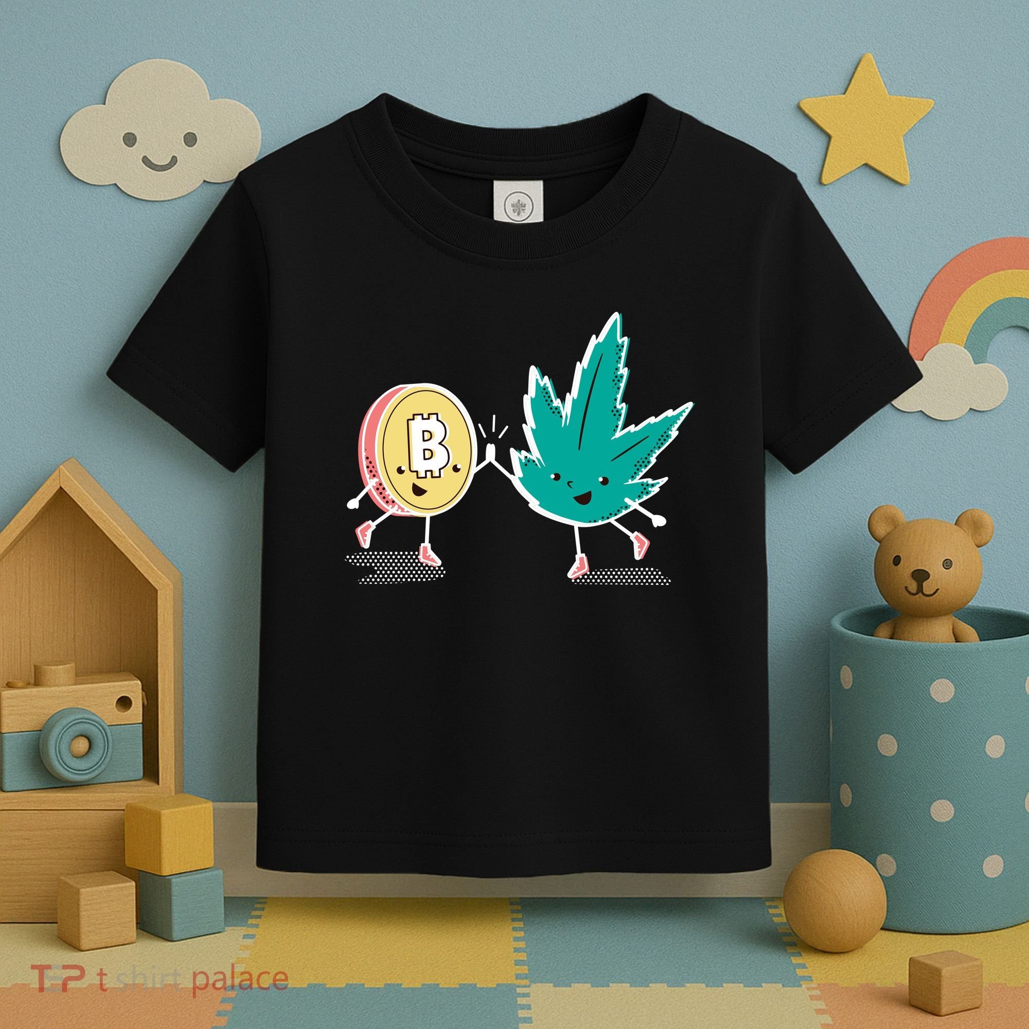 420 Bitcoin Toddler T-Shirt