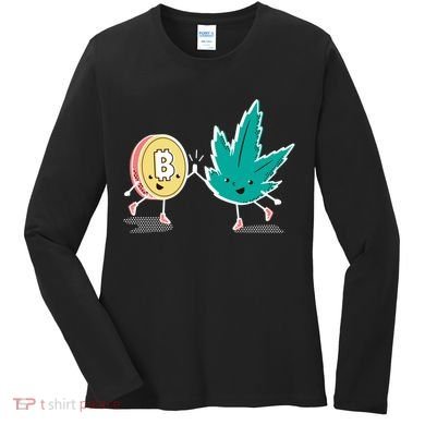 420 Bitcoin Women's Long Sleeve Shirt