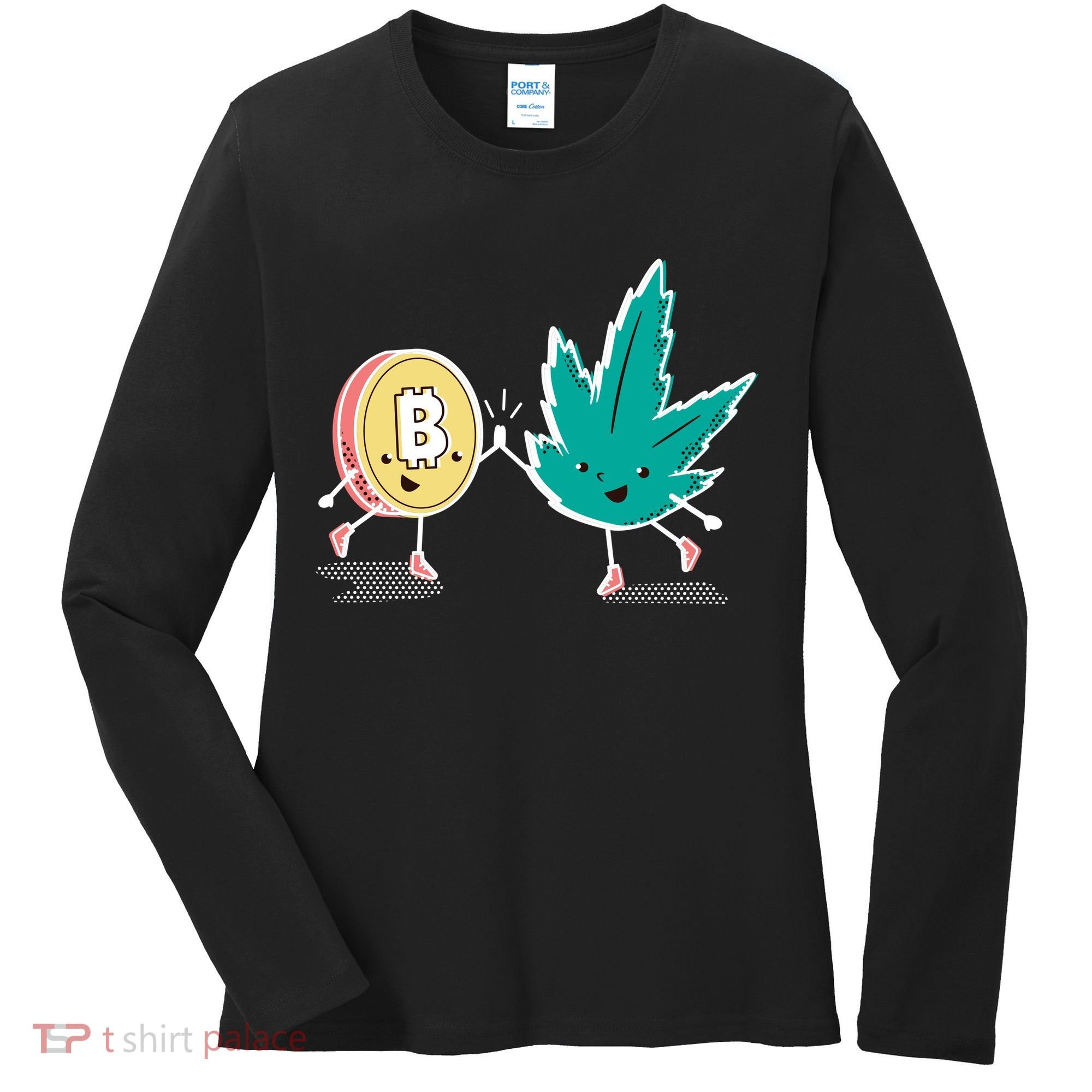 420 Bitcoin Women's Long Sleeve Shirt