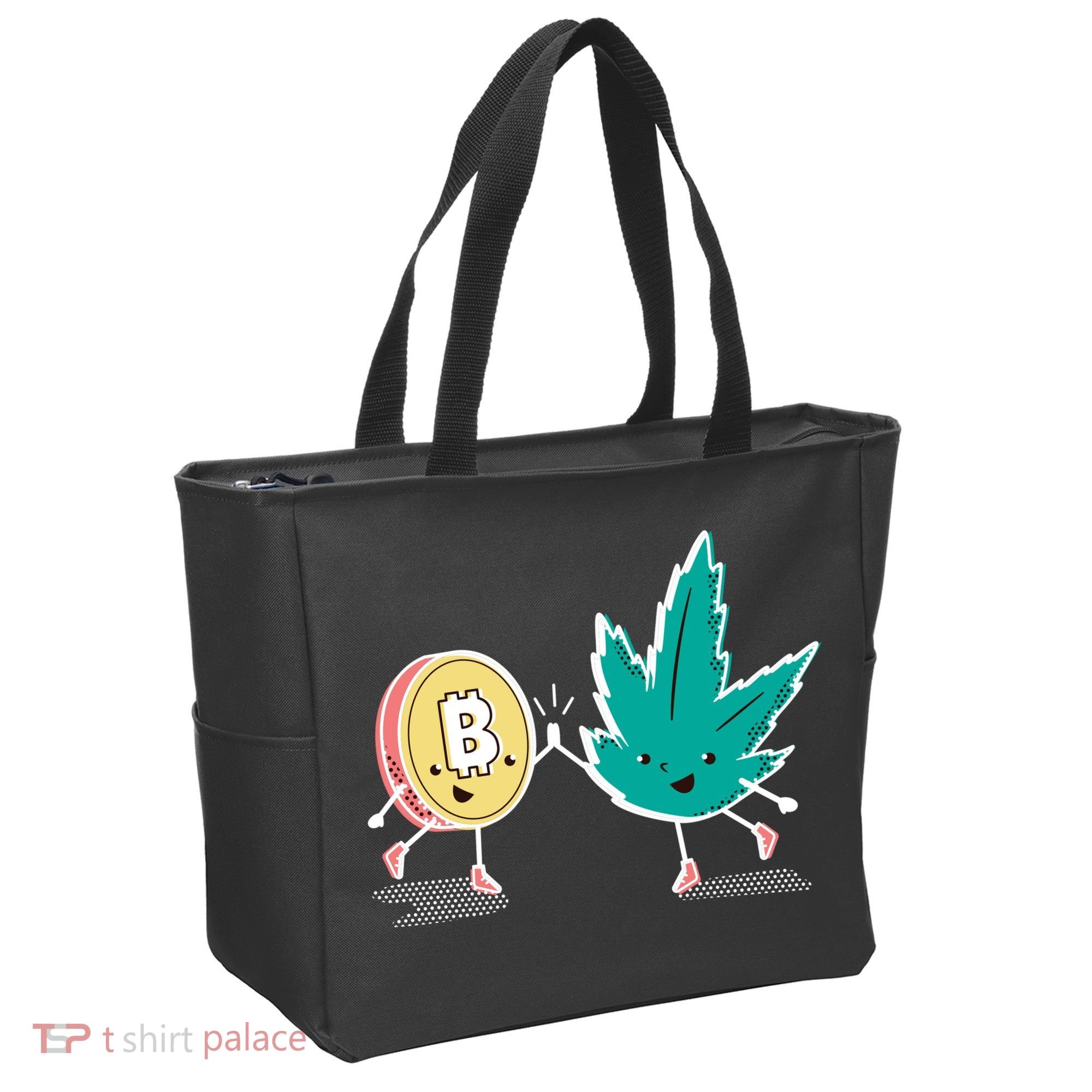 420 Bitcoin Tote Bag